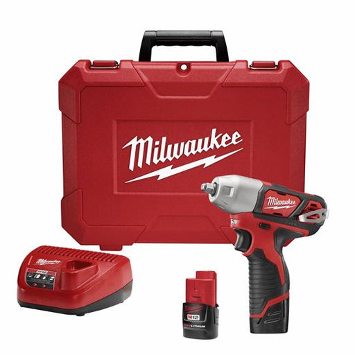 Milwaukee 2463-22 M12 3/8" Impact Wrench Kit - Image 1