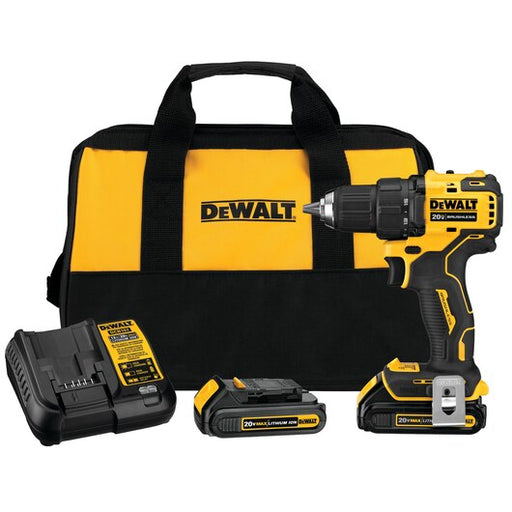 DeWalt DCD708C2 ATOMIC 20V MAX Brushless Compact 1/2" Drill/Driver Kit - Image 1