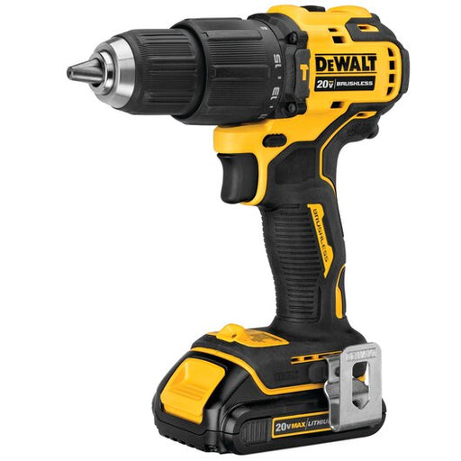 DeWalt DCD709C2 ATOMIC 20V MAX* Brushless Compact Cordless 1/2" Hammer Drill/Driver Kit - Image 2