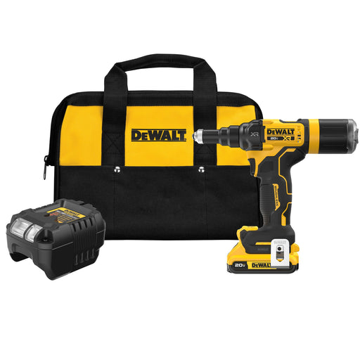 DeWalt DCF403D1 20V MAX XR Brushless Cordless 3/16" Rivet Tool Kit - Image 1