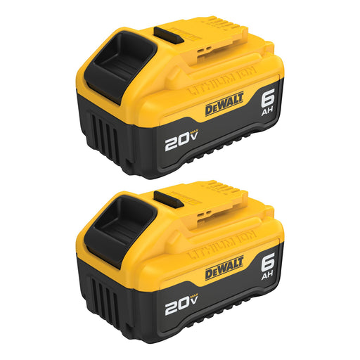 DeWalt DCB206-2 20V Max 6.0Ah Lithium Ion Battery 2-Pack - Image 1