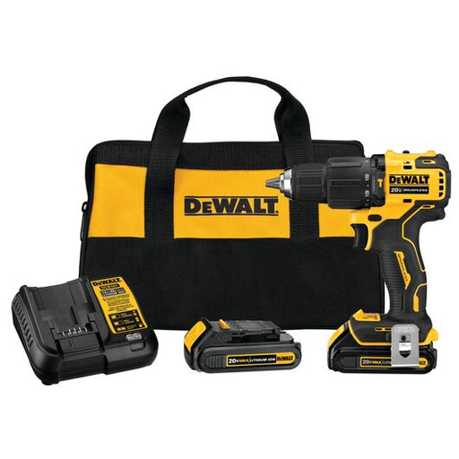 DeWalt DCD709C2 ATOMIC 20V MAX* Brushless Compact Cordless 1/2" Hammer Drill/Driver Kit - Image 1