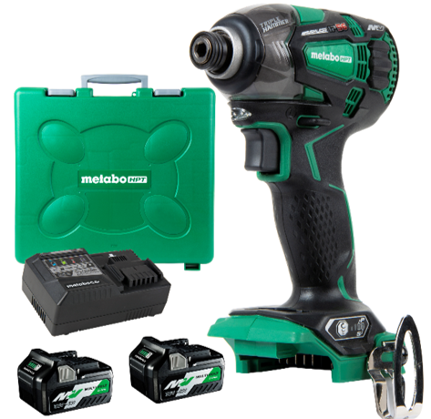 Metabo HPT WH36DBG 36V MultiVolt Triple Hammer Cordless Impact Driver Kit - Image 1
