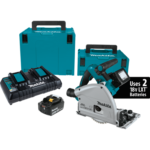 Makita XPS01PTJ 18V X2 (36V) LXT Plunge Circular Saw Kit - Image 1